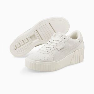 Puma Women's Cream Platform Sneakers